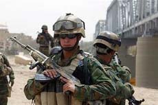 Lính Mỹ tại Iraq.
